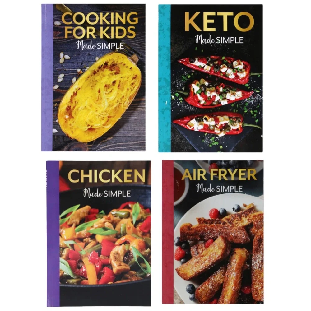 “Cooking Made Simple” Set of 4 Cookbooks NWT